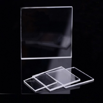 Clear Fused Quartz Glass Disc